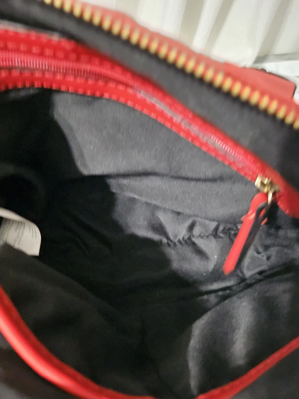 madden girl Red Quilted Dome Satchel